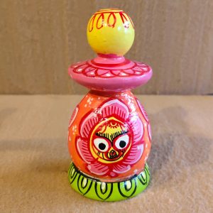 Hand-Painted Wooden Jagannath Idol