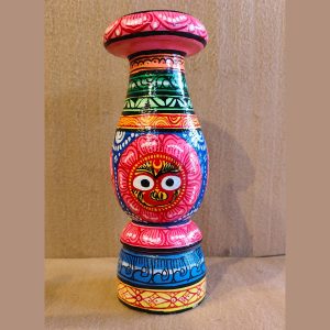 Hand-Painted Wooden Jagannath Idol/Figurine