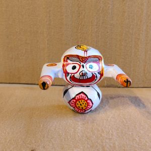 Hand-Painted Wooden Jagannath Idol