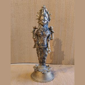 Handcrafted Dhokra Art Brass Goddess Figurine