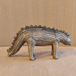 Handcrafted Dhokra Art Brass Dinosaur Figurine