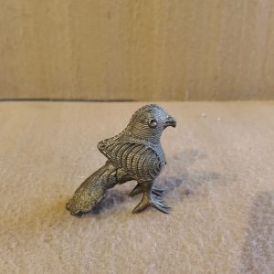 Vintage Brass Bird Figurine or Dhokra Art Tribal Bird Statue