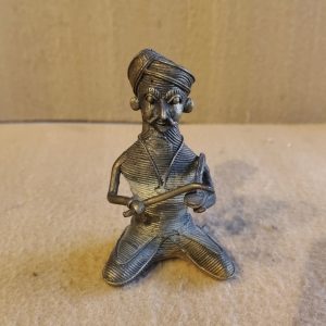 Product Name Vintage Brass Musician Figurine or Dhokra Art Tribal Musician Statue